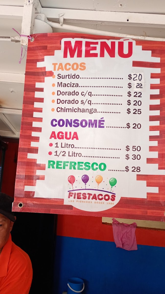 Tacos La Fiesta Menu - Image 1